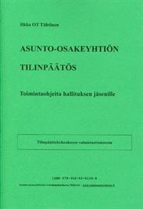 Asunto-osakeyhtiön tilinpäätös