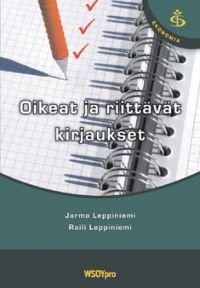 Oikeat ja riittävät kirjaukset